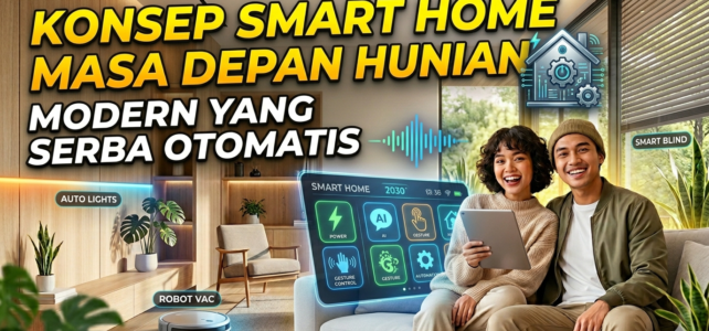 Konsep Smart Home: Masa Depan Hunian Modern yang Serba Otomatis