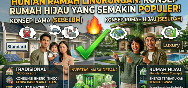 Hunian Ramah Lingkungan: Konsep Rumah Hijau yang Semakin Populer