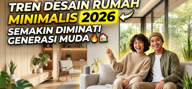 Tren Desain Rumah Minimalis 2026 yang Semakin Diminati Generasi Muda