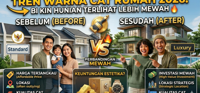 Tren Warna Cat Rumah 2026 yang Bikin Hunian Terlihat Lebih Mewah